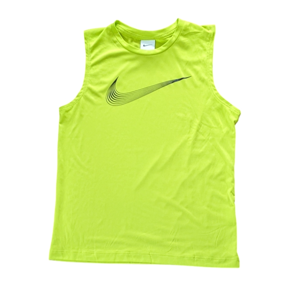 Boys Nike Dri Fit Hybrid Muscle Tee Size M - Picture 2 of 5